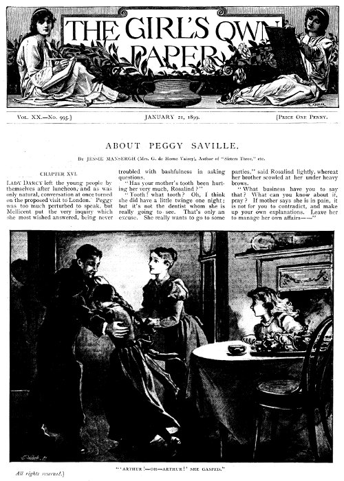 The Girl's Own Paper, Vol. XX, No. 995, January 21, 1899 The Girl's Own Paper, Vol. XX, No. 995, January 21, 1899