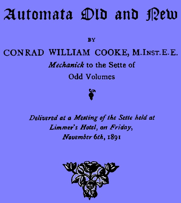 Automata Old and New