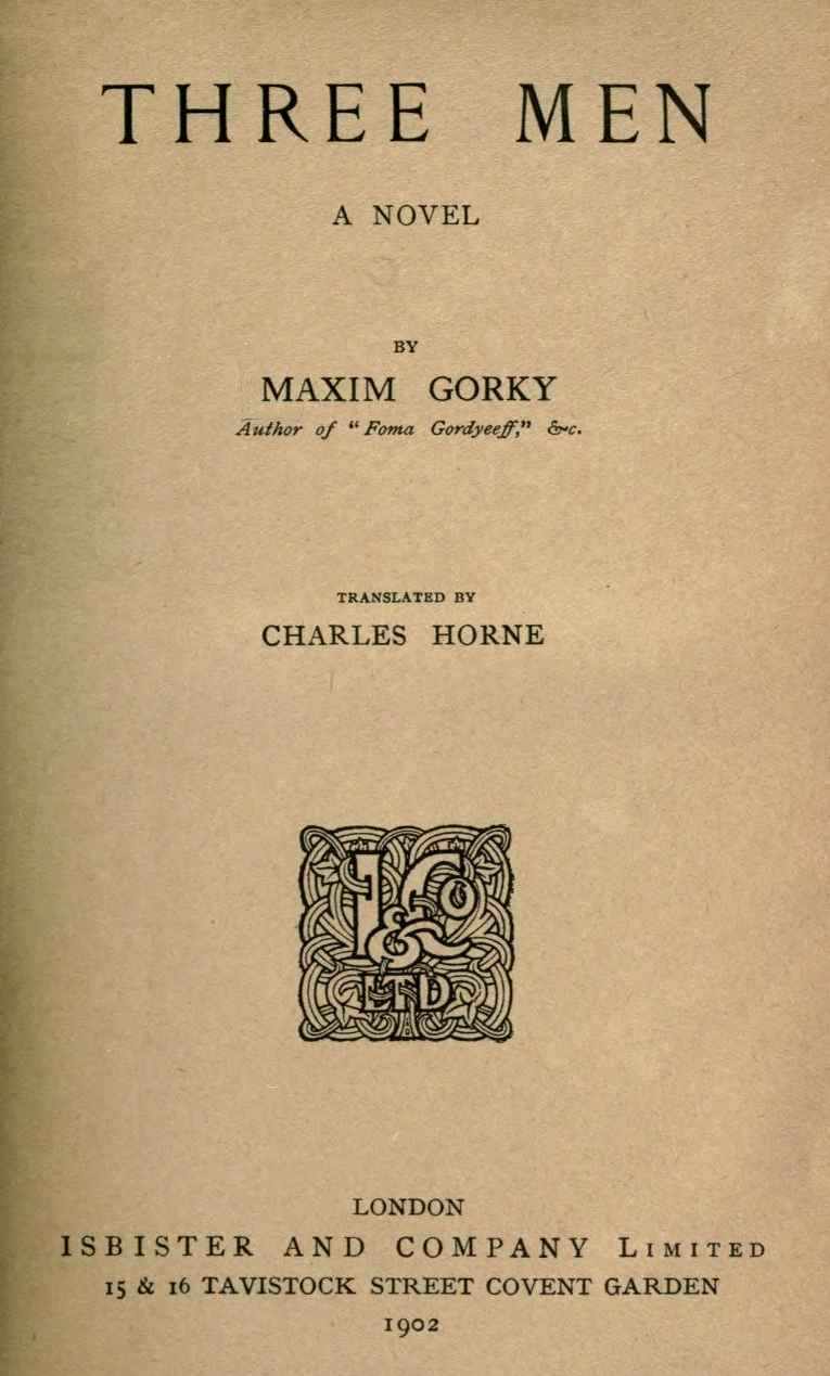 Three Men: A Novel Three Men: A Novel