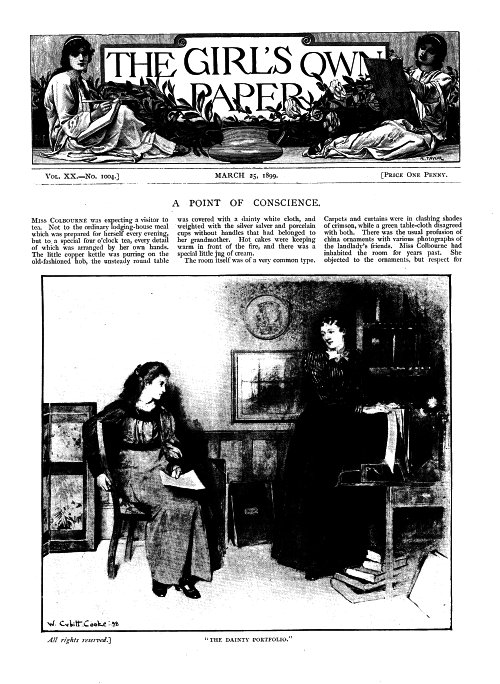 The Girl's Own Paper, Vol. XX. No. 1004, March 25, 1899 The Girl's Own Paper, Vol. XX. No. 1004, March 25, 1899