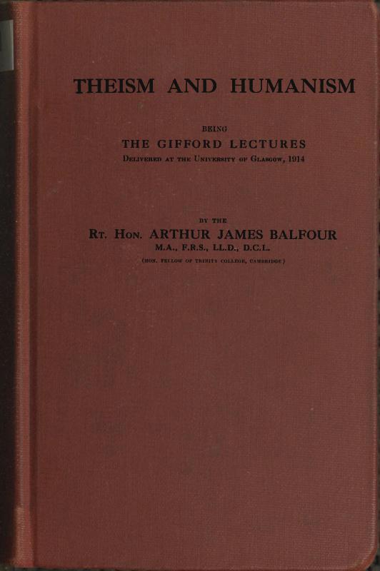 Theism and Humanism Being the Gifford Lectures Delivered at the University of Glasgow, 1914 Theism and Humanism Being the Gifford Lectures Delivered at the University of Glasgow, 1914