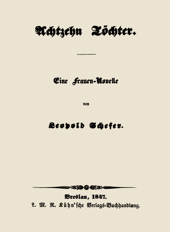 Achtzehn Töchter: Eine Frauen-Novelle