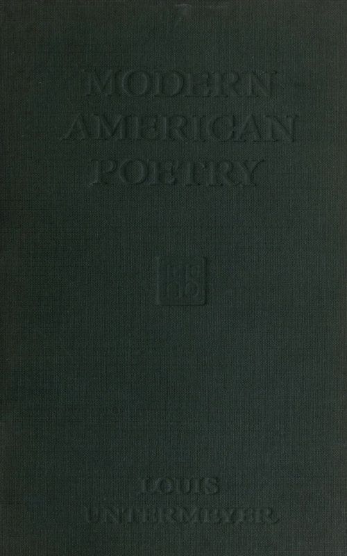 Modern American Poetry