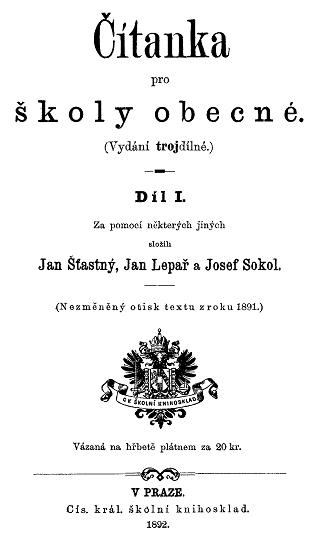 Cítanka pro skoly obecné. Díl I Cítanka pro skoly obecné. Díl I