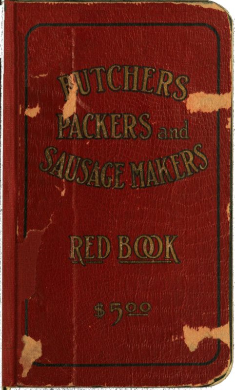 Butchers', Packers' and Sausage Makers' Red Book