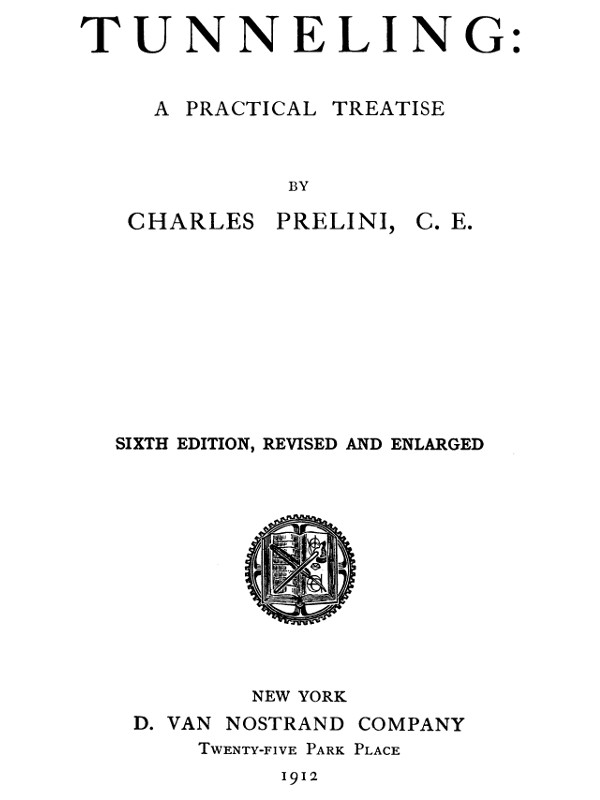 Tunneling: A Practical Treatise.