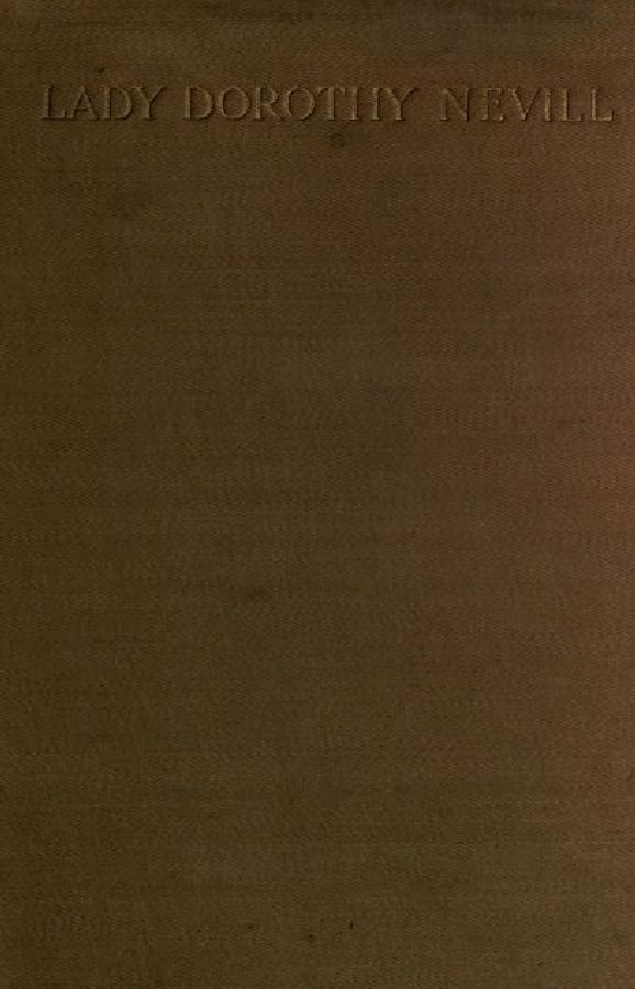 Leaves from the Note-Books of Lady Dorothy Nevill