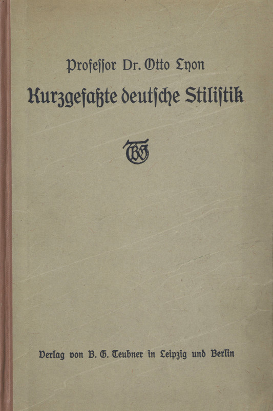 Kurzgefaßte Deutsche Stilistik Kurzgefaßte Deutsche Stilistik