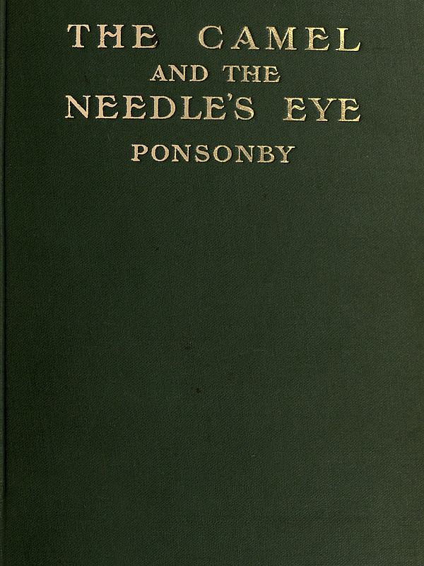 The Camel and the Needle's Eye