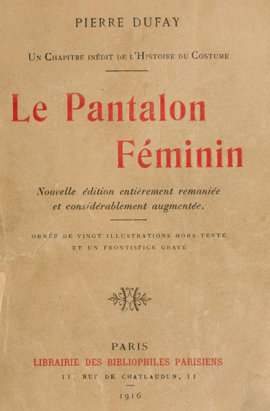 Le Pantalon Féminin Le Pantalon Féminin