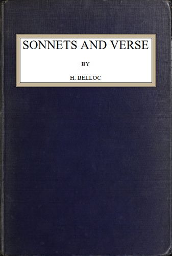 Sonnets and Verse Sonnets and Verse
