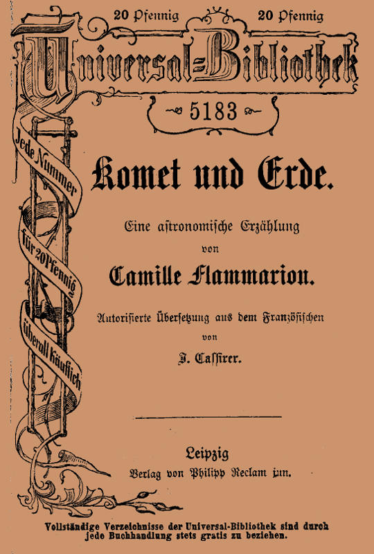 Komet und Erde: Eine astronomische Erzählung Komet und Erde: Eine astronomische Erzählung