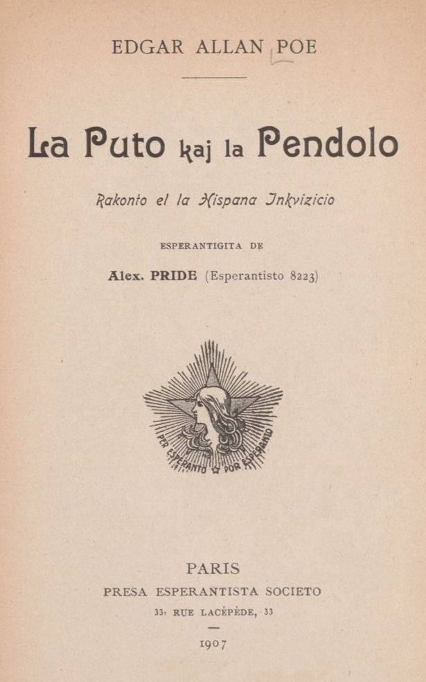 La Puto kaj la Pendolo: Rakonto el la Hispana Inkvizicio