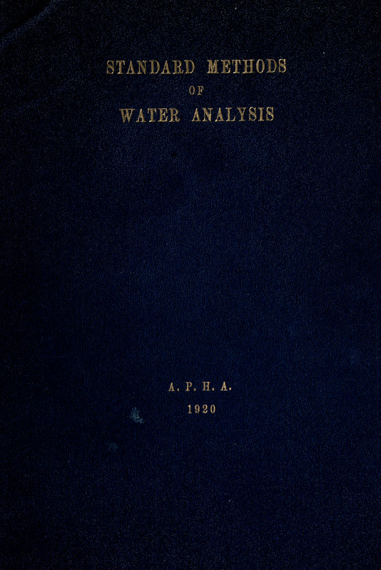 Standard methods for the examination of water and sewage Standard methods for the examination of water and sewage