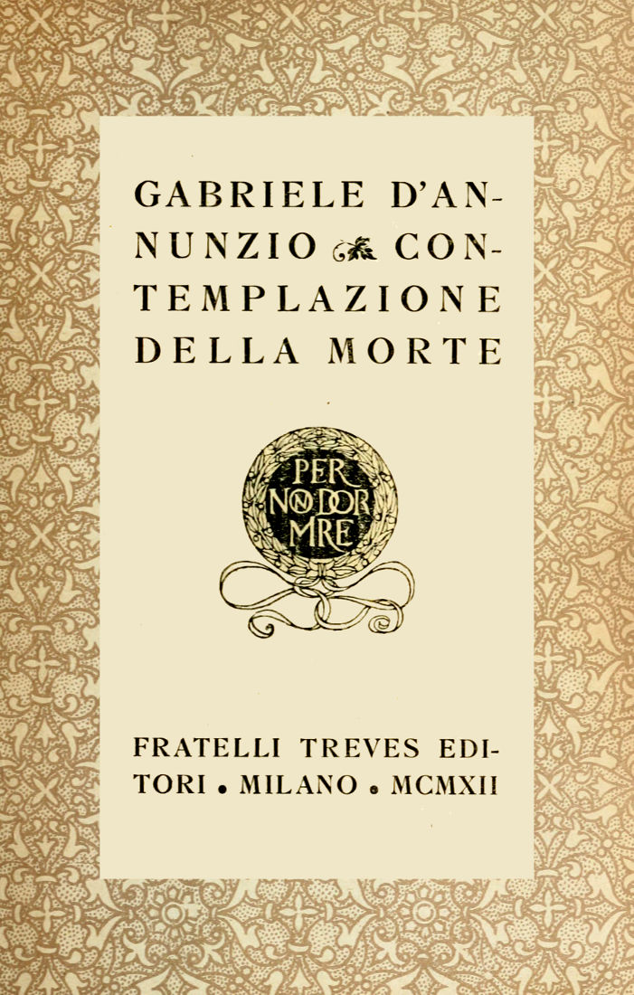 Contemplazione della morte Contemplazione della morte