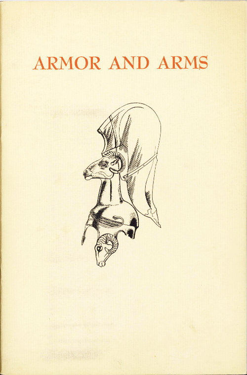 Armor and Arms An elementary handbook and guide to the collection in the City Art Museum of St. Louis, Missouri, U.S.A. Armor and Arms An elementary handbook and guide to the collection in the City Art Museum of St. Louis, Missouri, U.S.A.