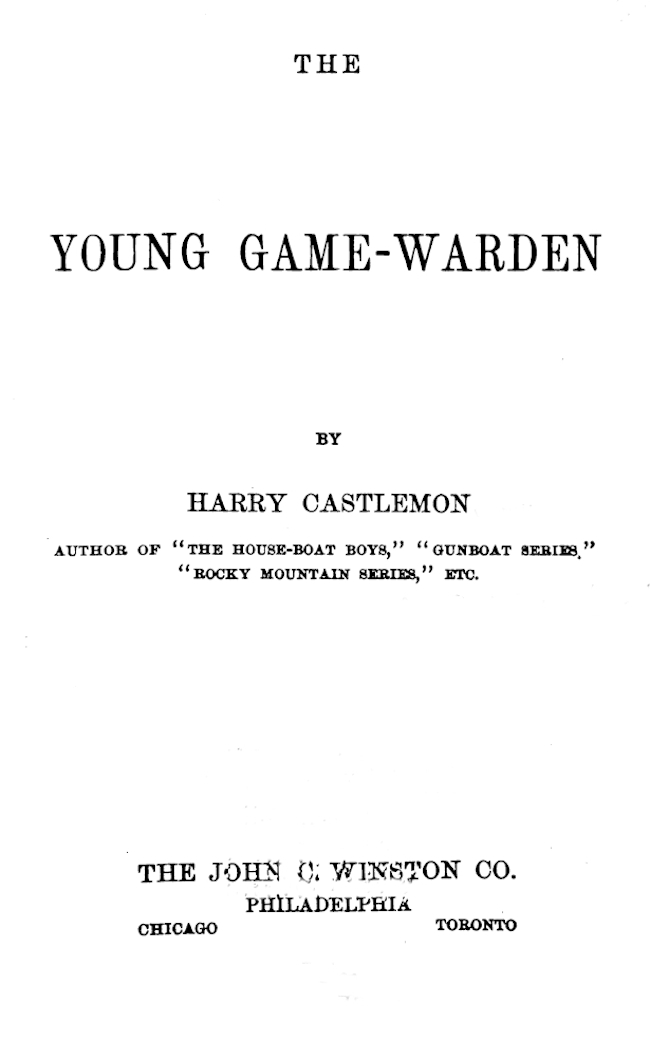 The Young Game-Warden The Young Game-Warden