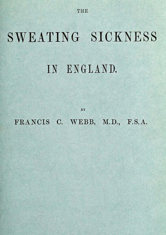 The Sweating Sickness in England