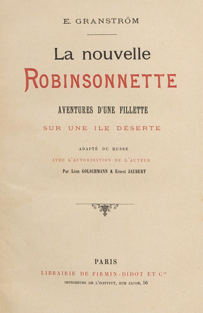 La nouvelle Robinsonnette: Aventures d'une fillette sur une île déserte La nouvelle Robinsonnette: Aventures d'une fillette sur une île déserte