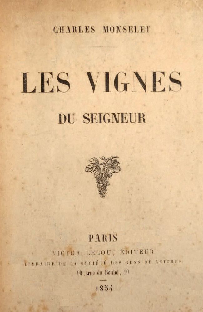 Les vignes du Seigneur Les vignes du Seigneur