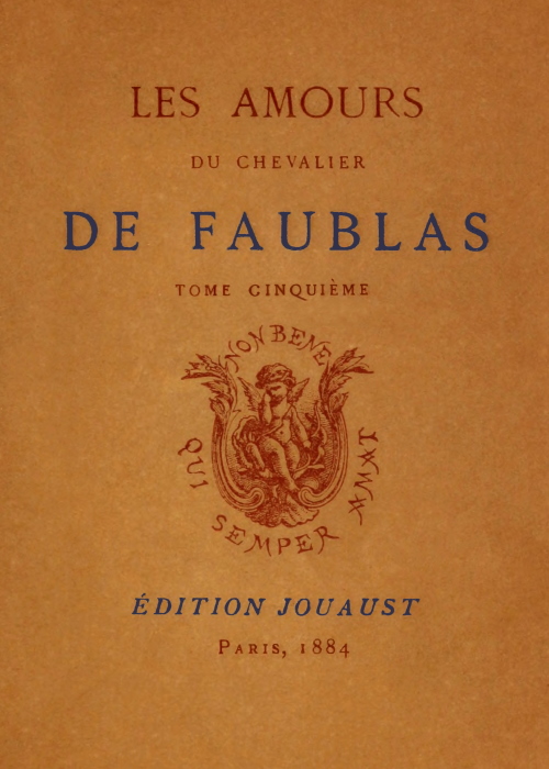 Les amours du chevalier de Faublas, tome 5/5 Les amours du chevalier de Faublas, tome 5/5