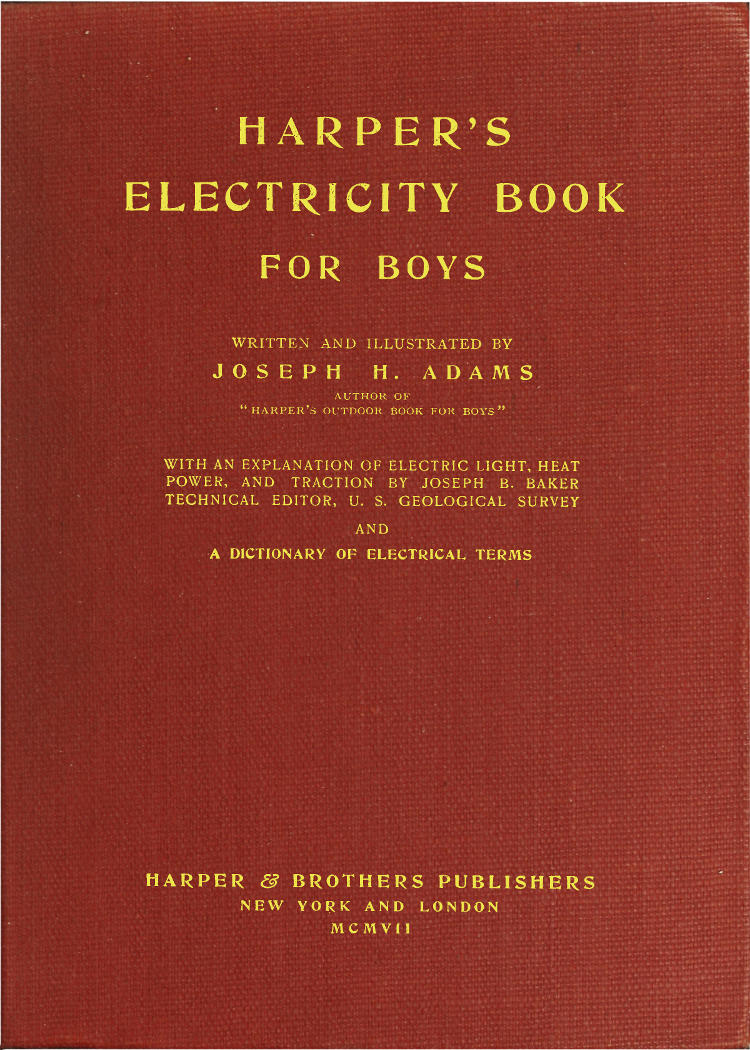 Harper's Electricity Book for Boys Harper's Electricity Book for Boys