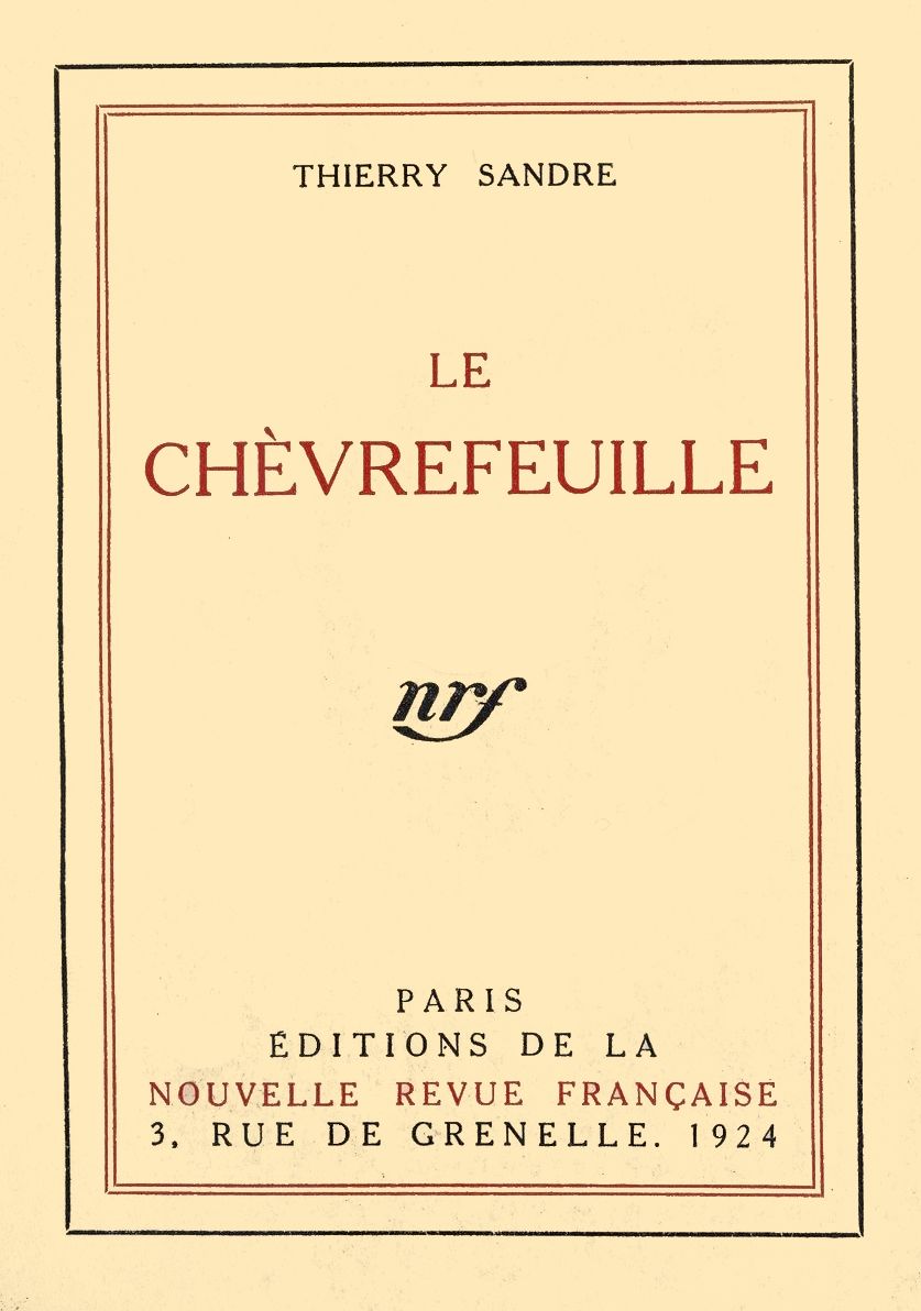 Le Chèvrefeuille: Roman