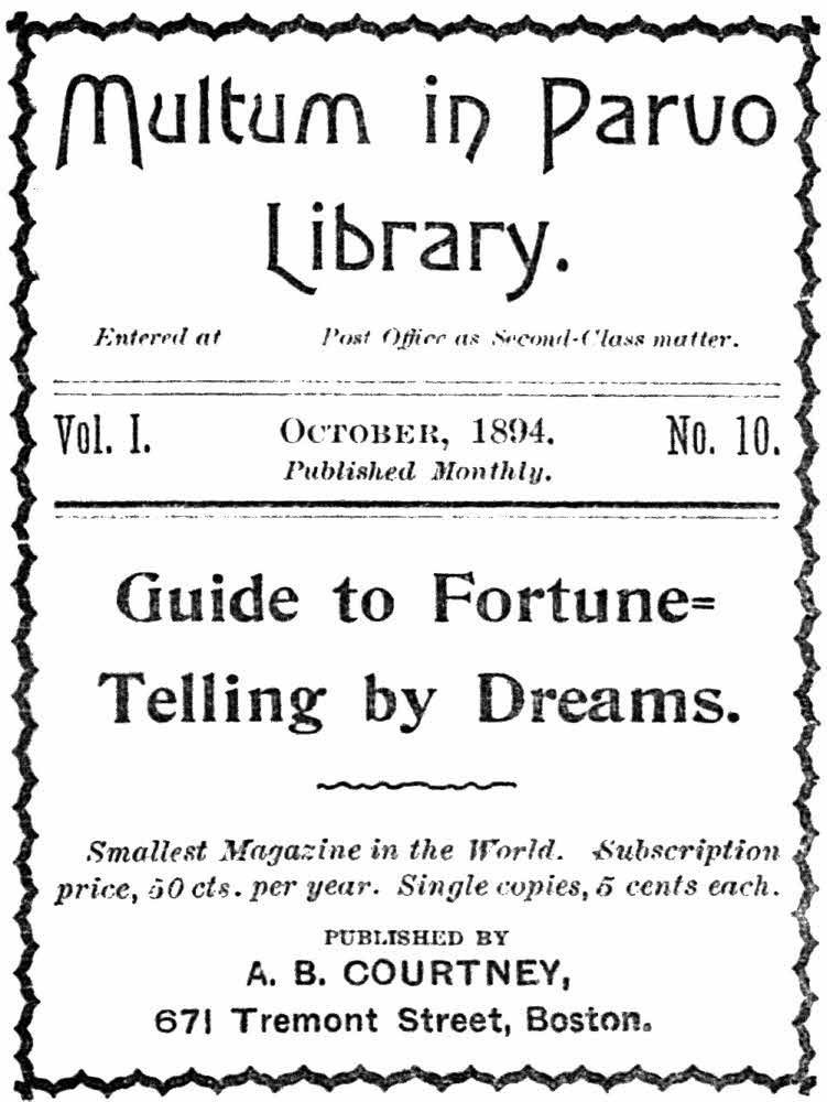 Guide to Fortune-Telling by Dreams