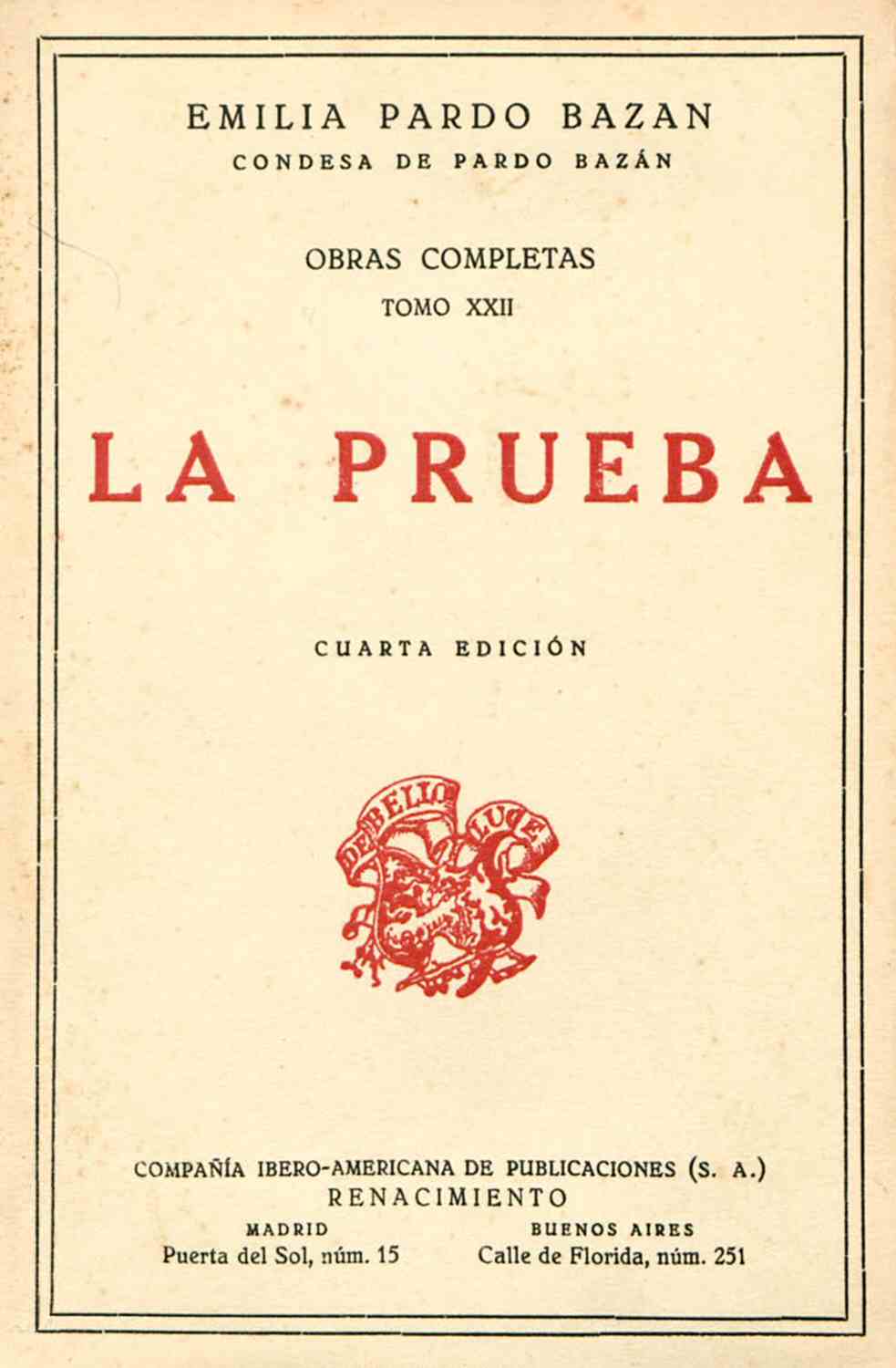 La prueba La prueba