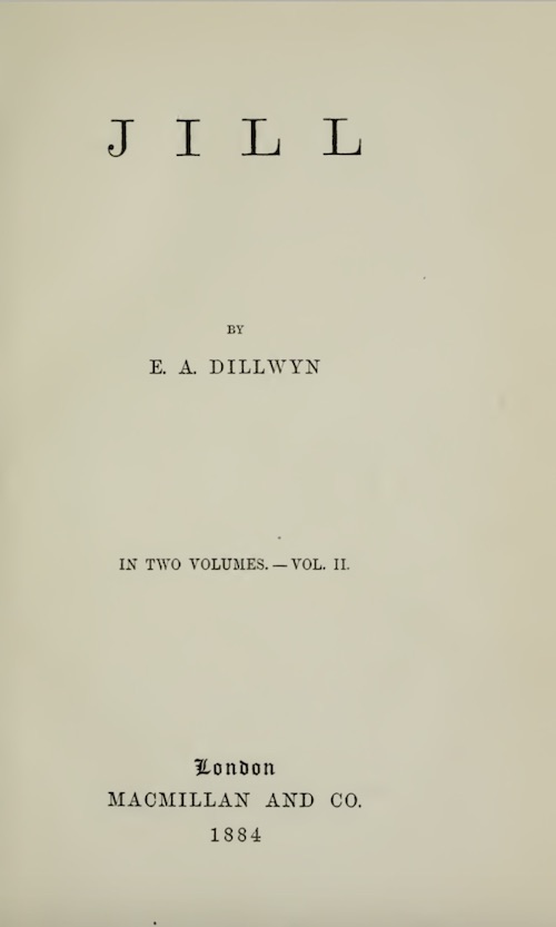 Jill, Vol. 2 (of 2)