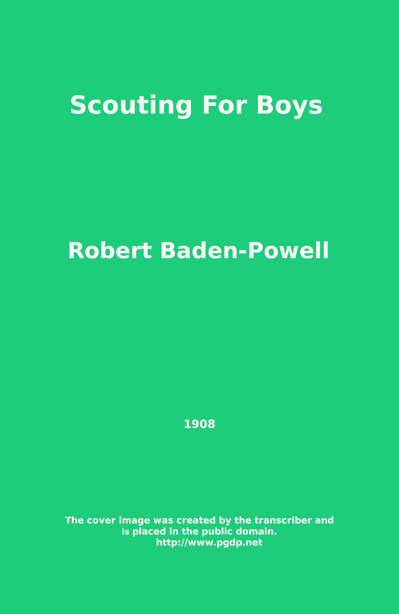 Scouting for Boys Scouting for Boys