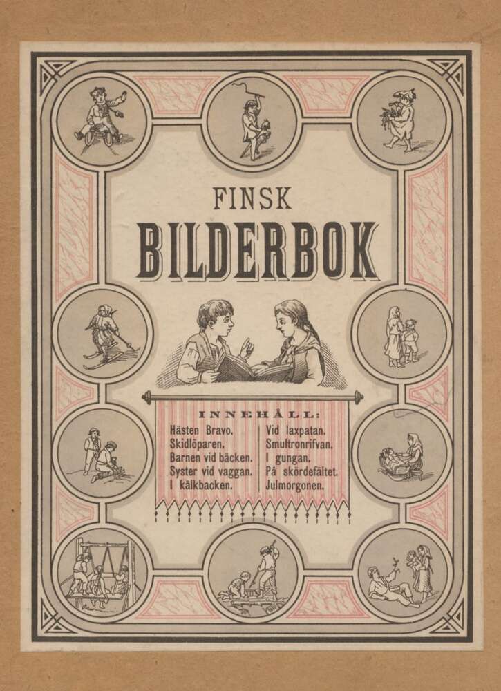 Finsk bilderbok 10 teckningar Finsk bilderbok 10 teckningar