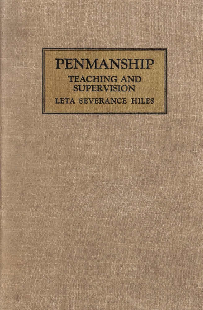 Penmanship: Teaching and Supervision Penmanship: Teaching and Supervision