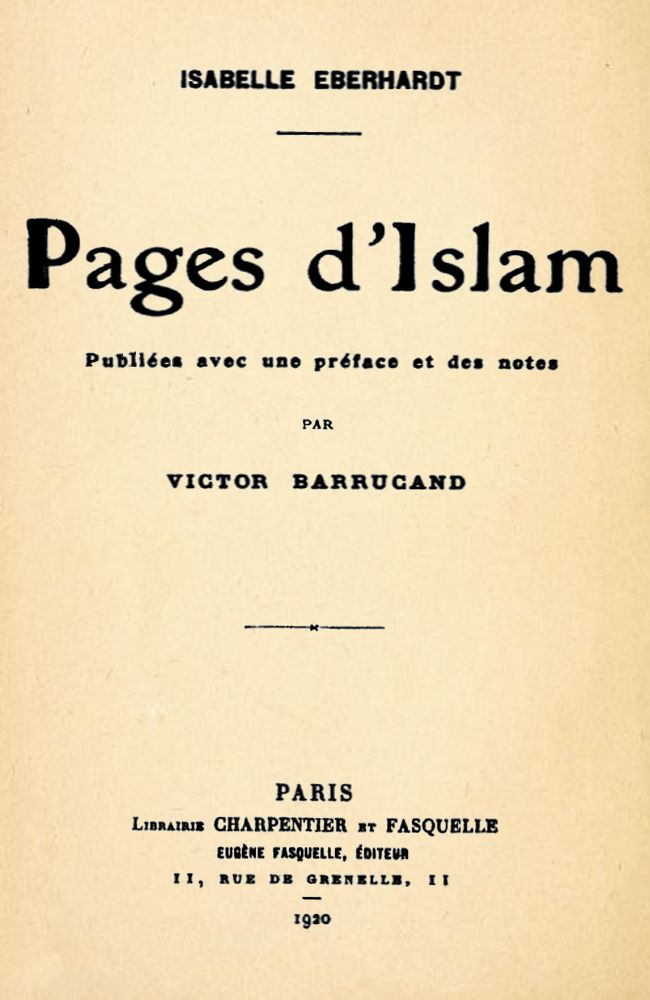 Pages d'Islam Pages d'Islam