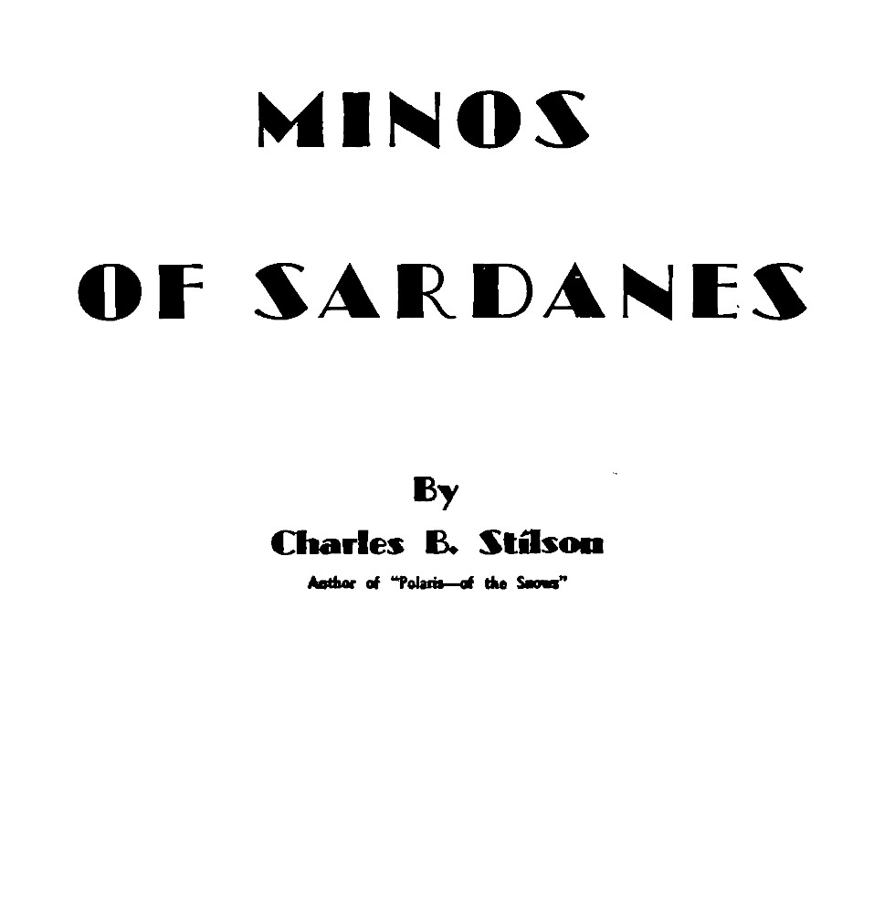 Minos of Sardanes Minos of Sardanes