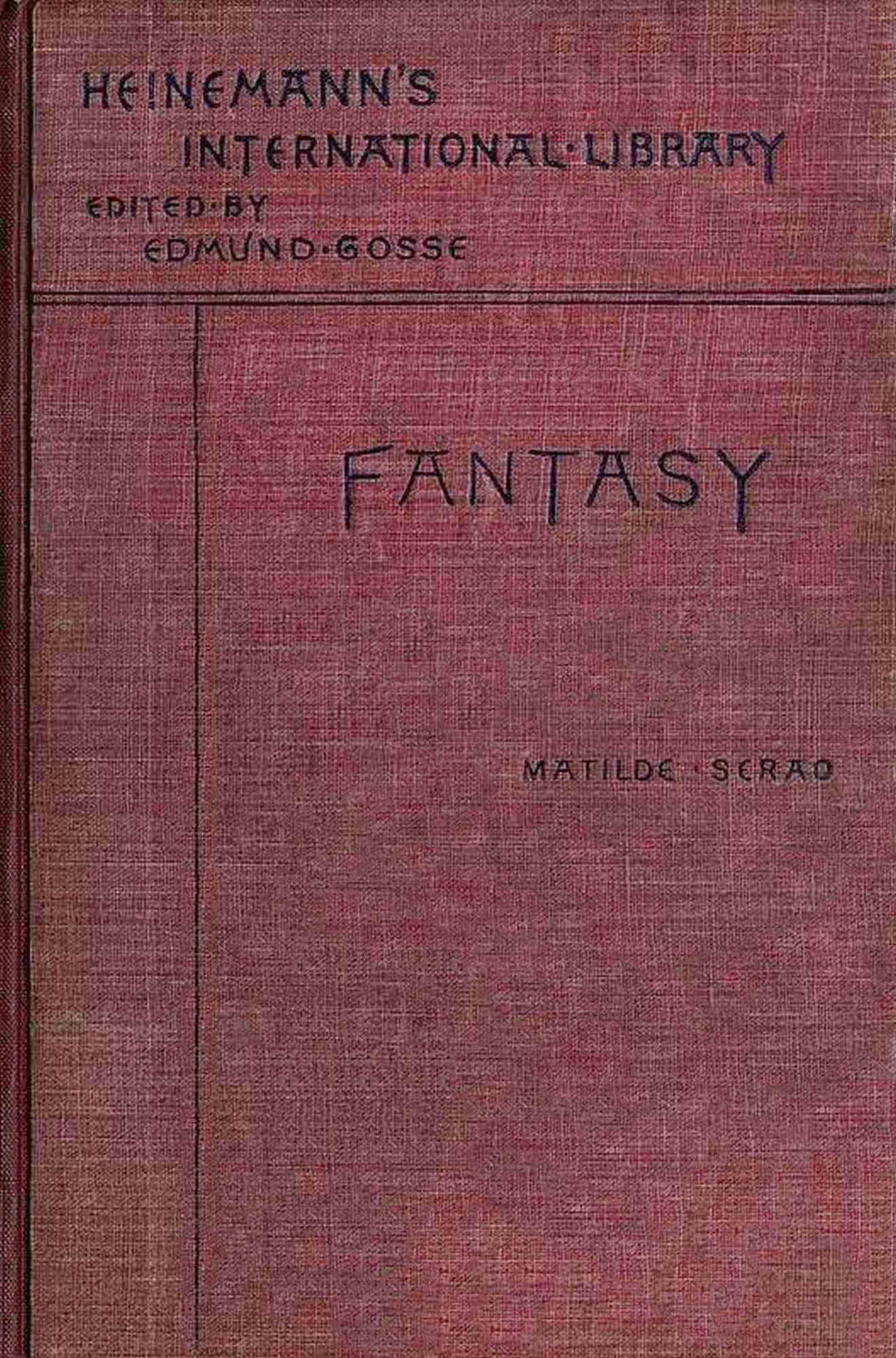 Fantasy: A Novel Fantasy: A Novel