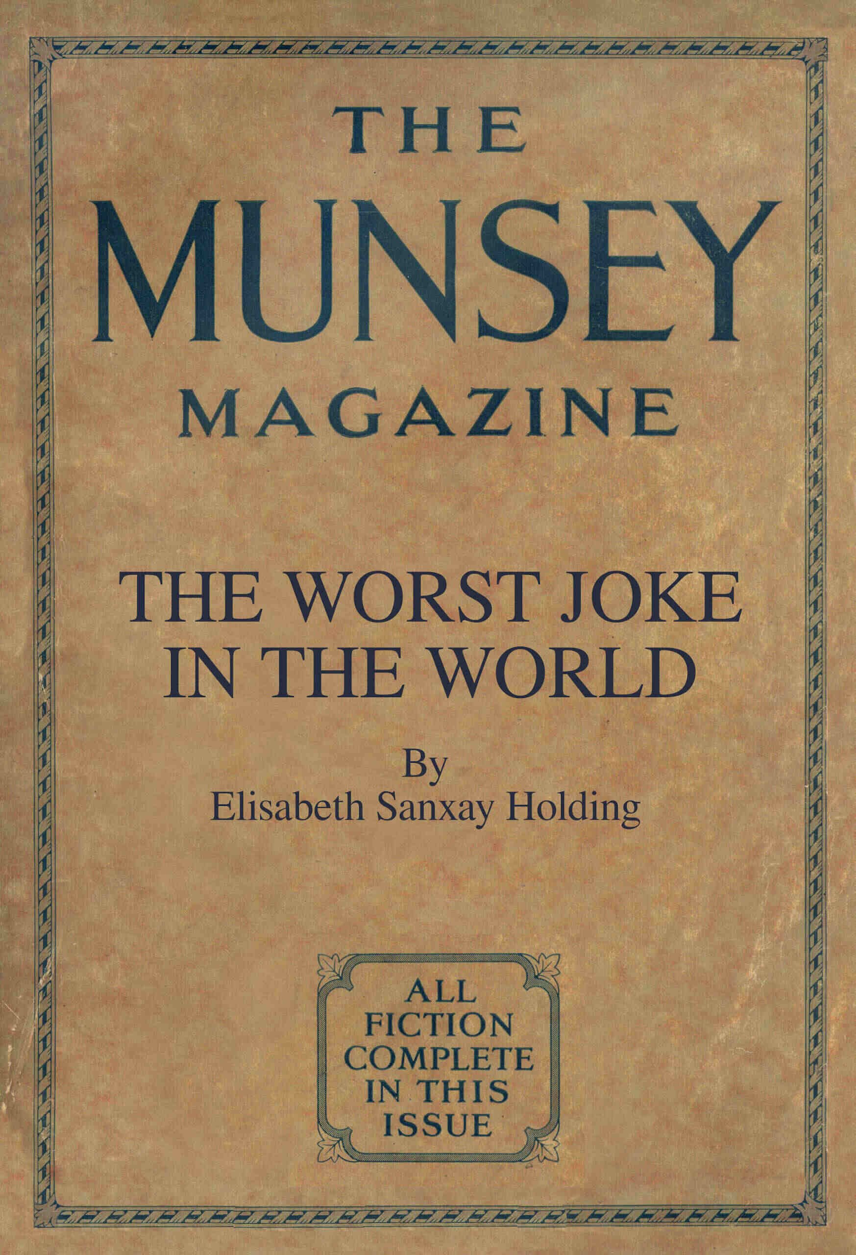 The Worst Joke in the World The Worst Joke in the World