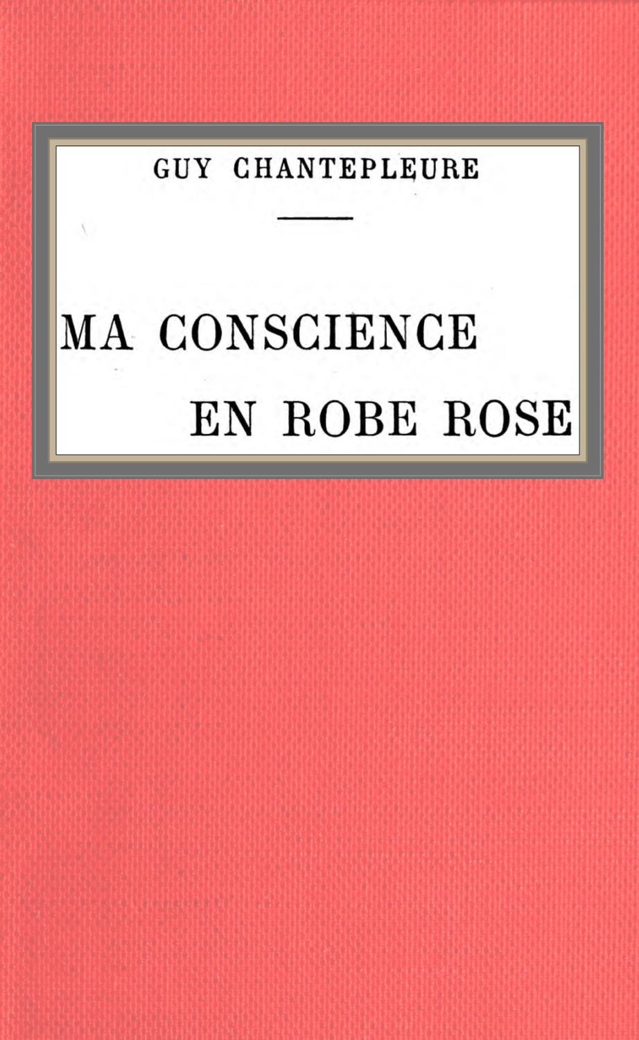 Ma conscience en robe rose Ma conscience en robe rose