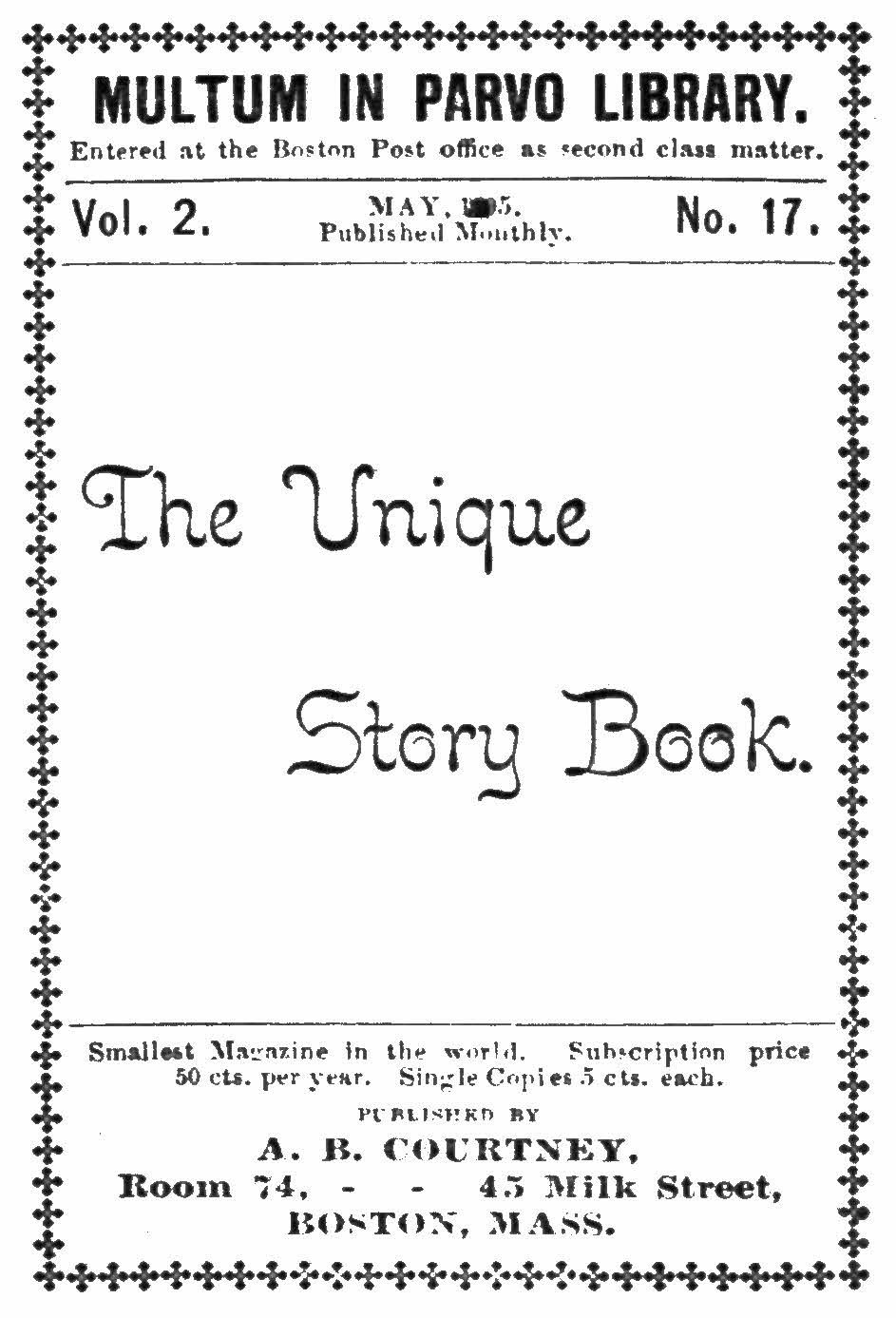 The unique story book