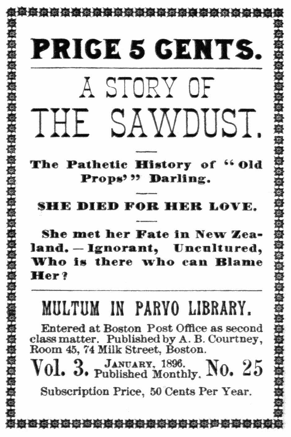 A story of the sawdust: The pathetic history of "Old Props'" darling A story of the sawdust: The pathetic history of "Old Props'" darling