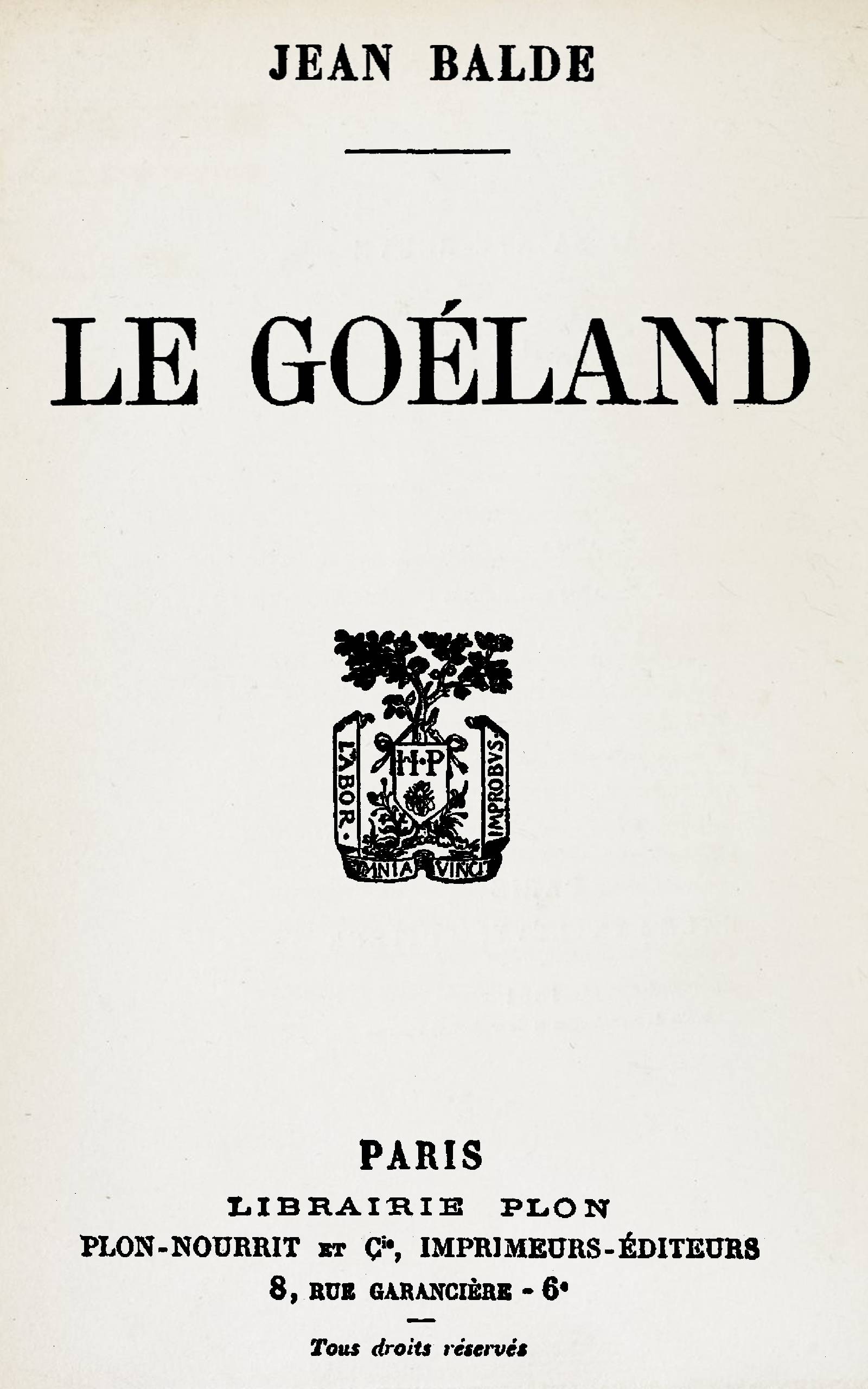 Le goéland