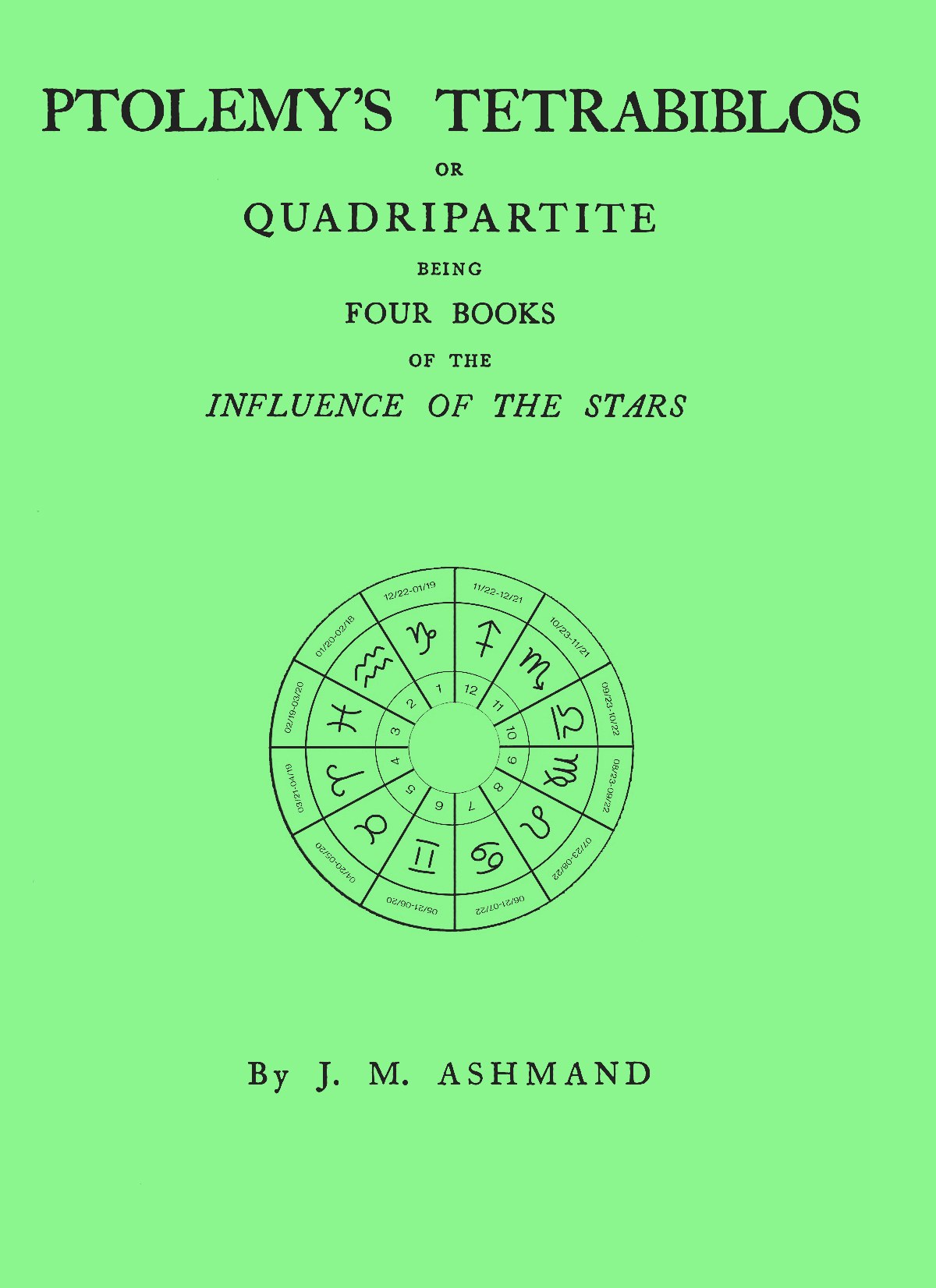 Ptolemy's Tetrabiblos Ptolemy's Tetrabiblos