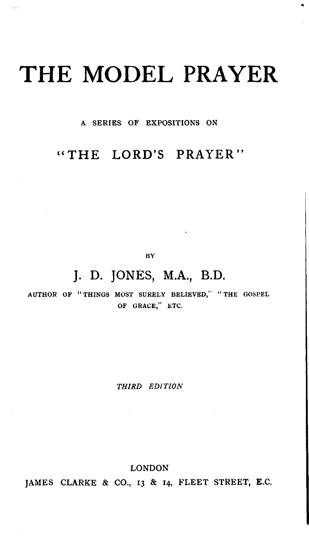 The model prayer