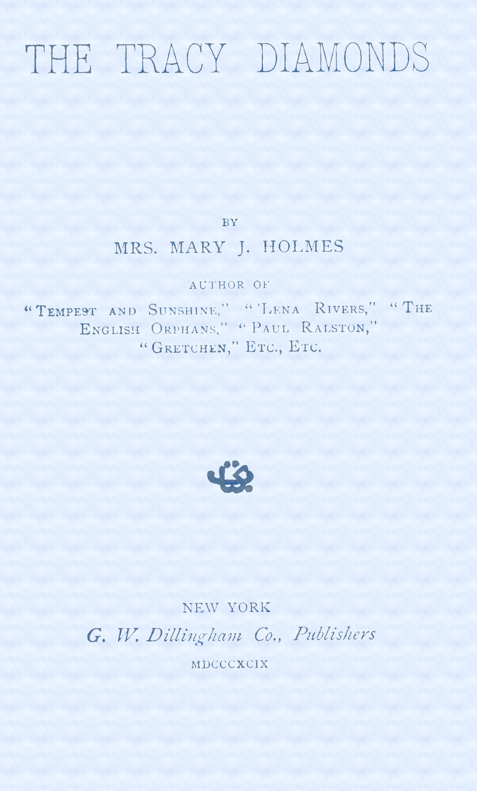 The Tracy diamonds