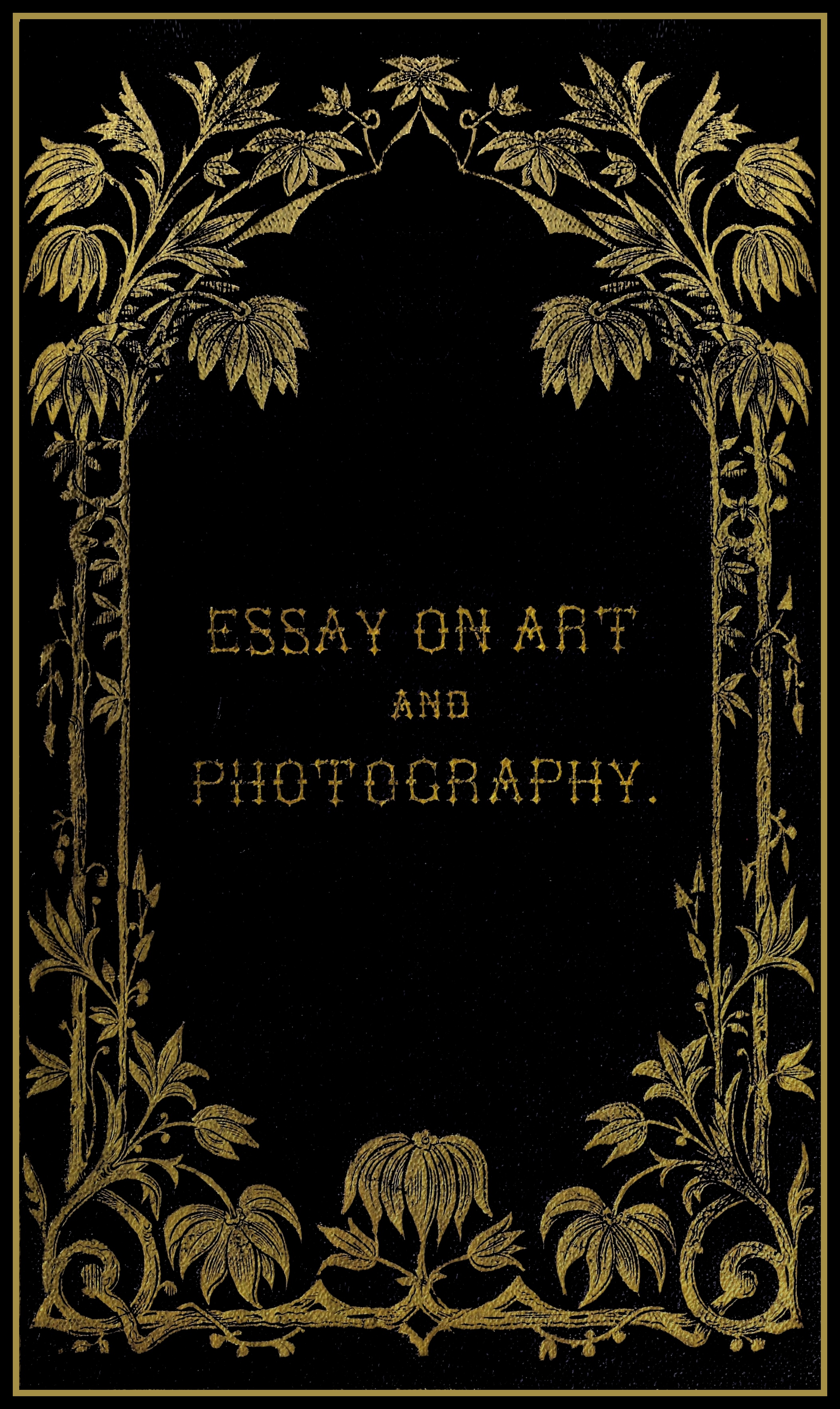 Essay on art and photography