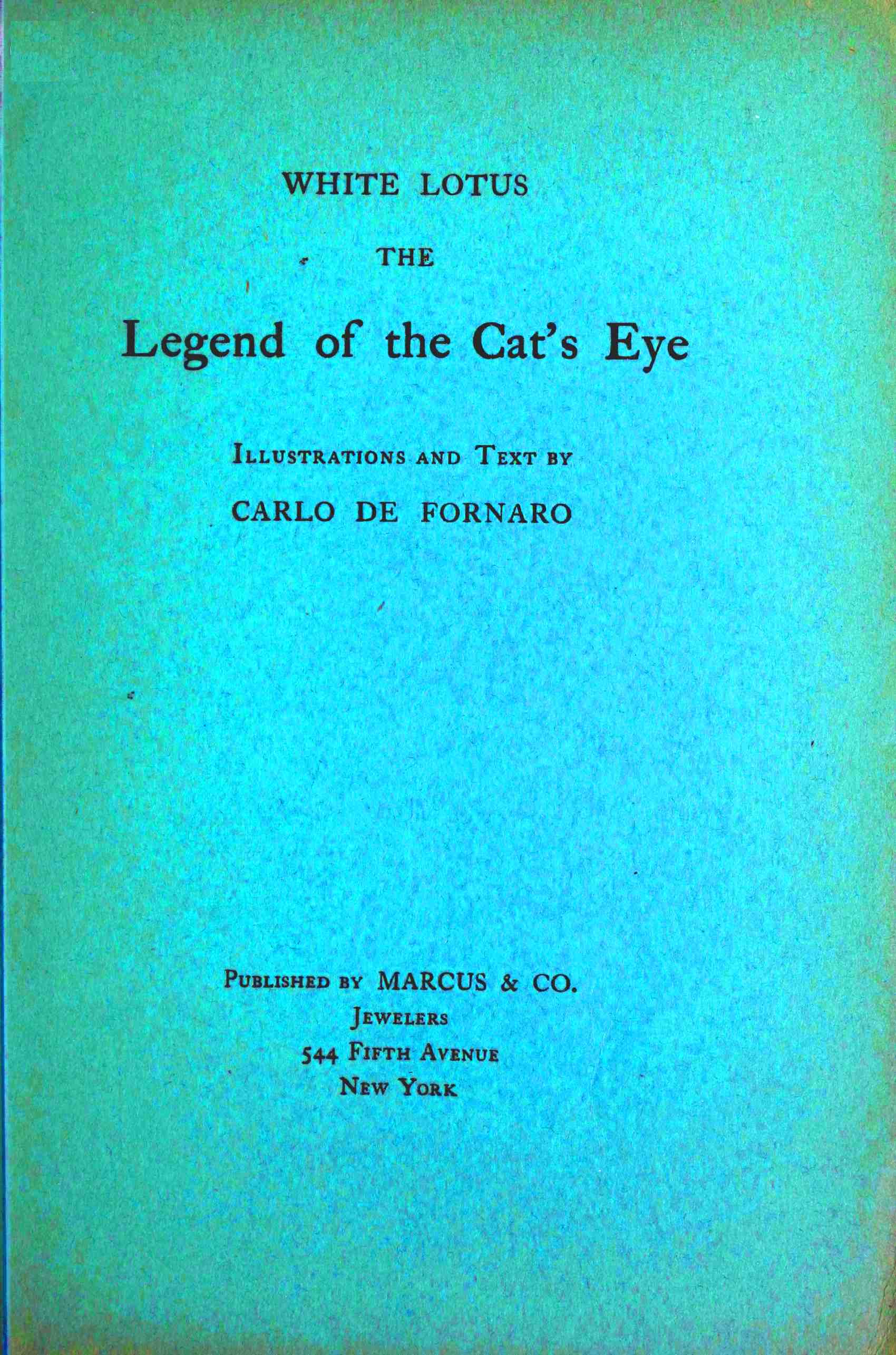White Lotus, the legend of the cat's eye